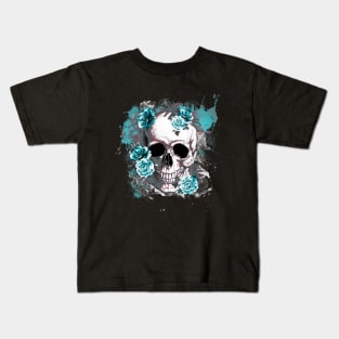 Floral Skull 21 Kids T-Shirt